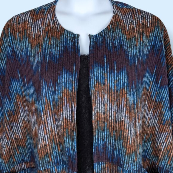 Cuddl Duds Colourful Fleecewear Blanket Poncho - Picture 3 of 9